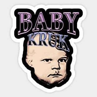 Vintage Baby Kruk Sticker